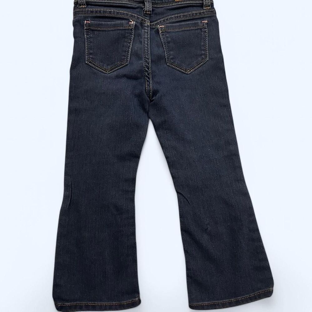 Girls 4T Jordache Blue Jeans adorable! hearts stars and butterflies - Picture 4 of 4
